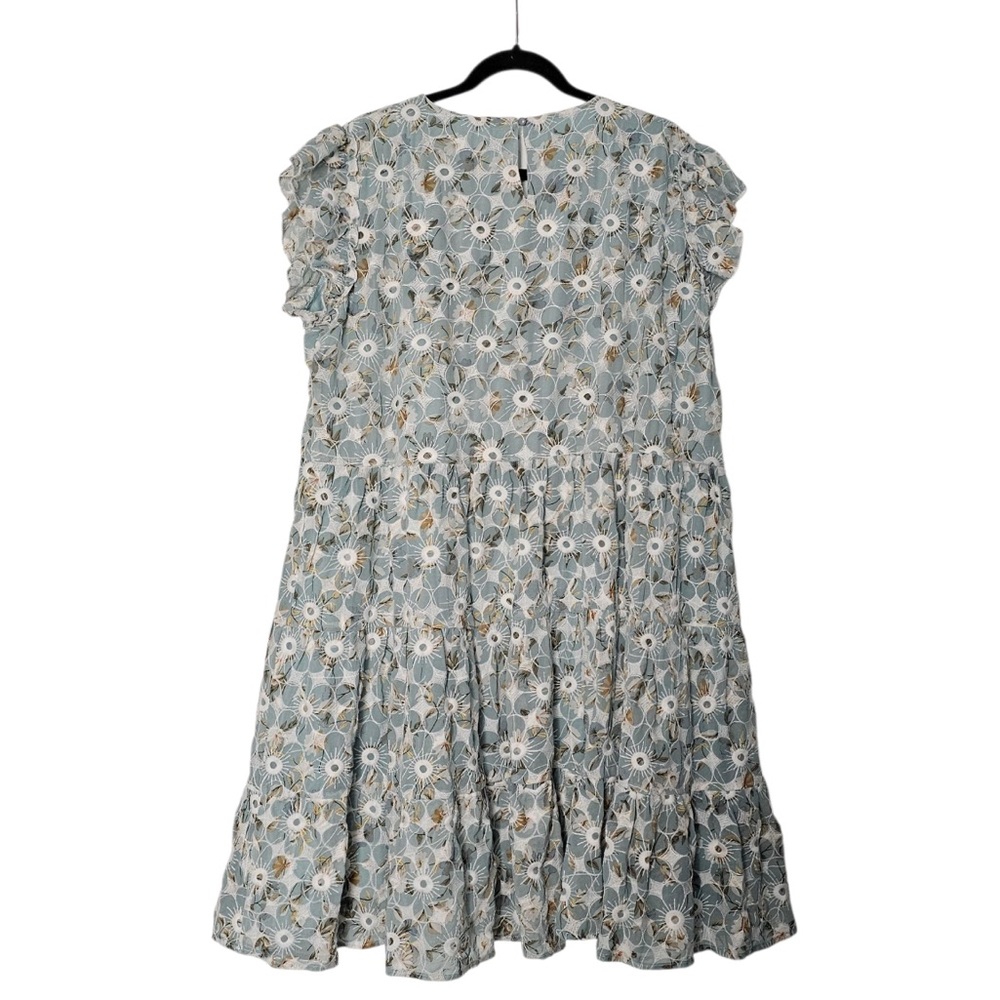 Orange Creek Los Angeles Dress with Gray and White Floral Pattern Sz 2X - Picture 2 of 10